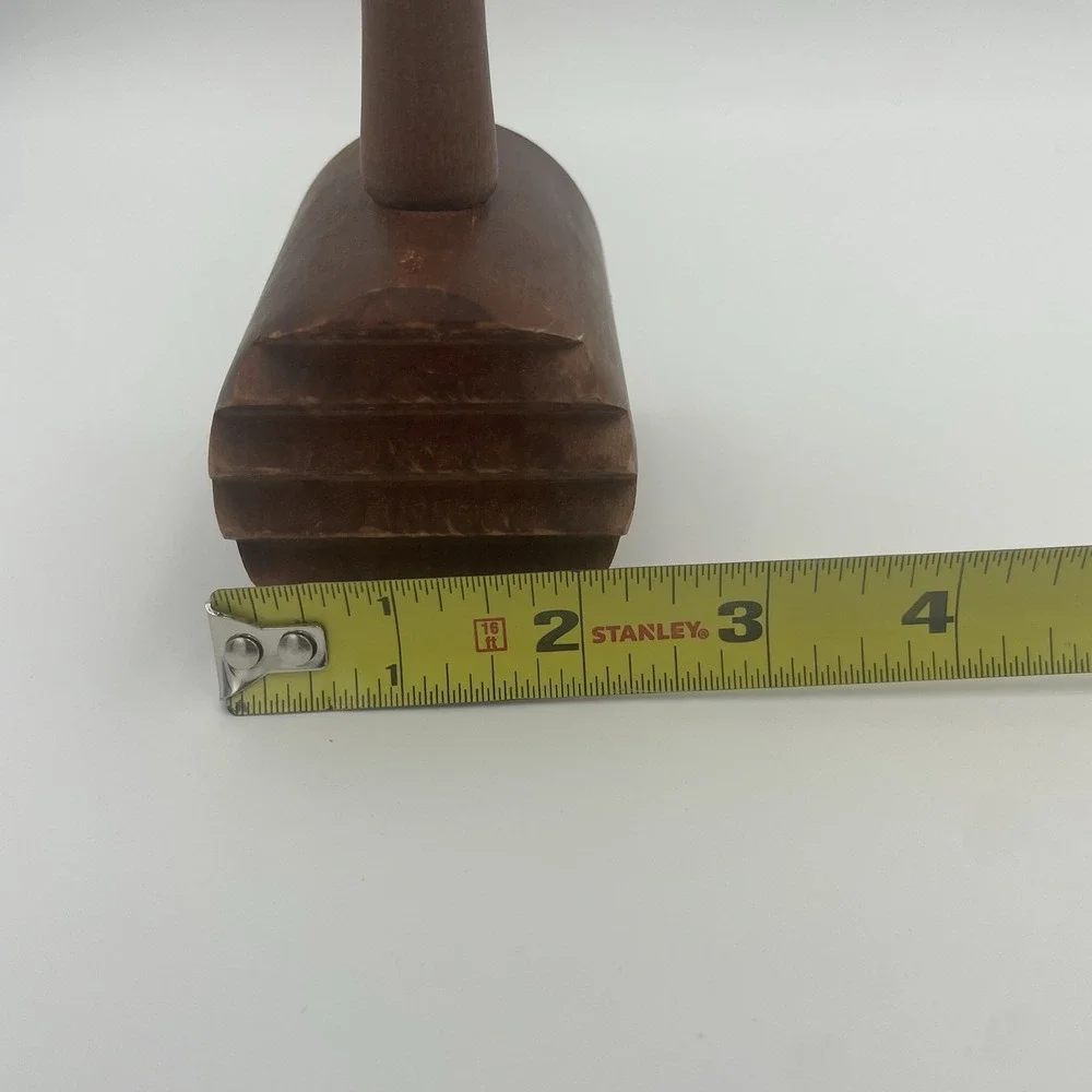 Vintage Wooden Kitchen Mallet Meat Tenderizer 10